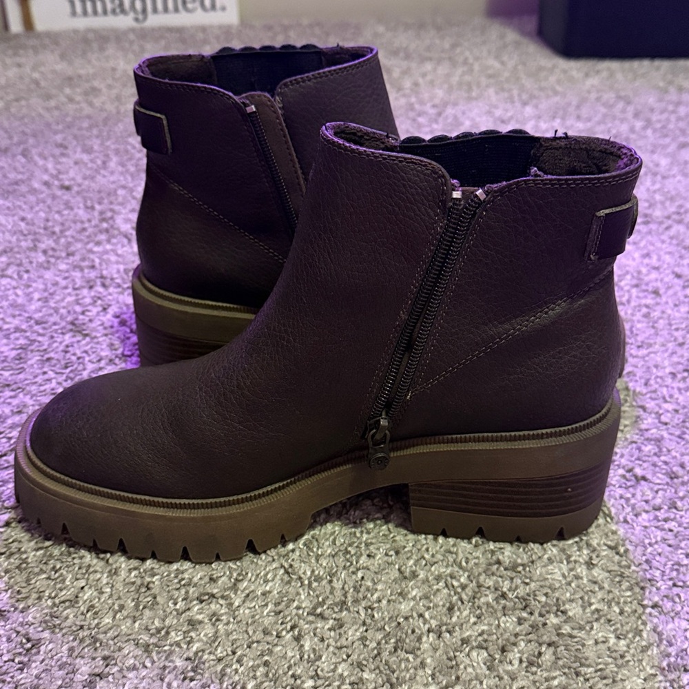 Blowfish Malibu brown moto boots size 8.5/39